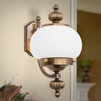 Delia wall light, antique bronze, one-bulb