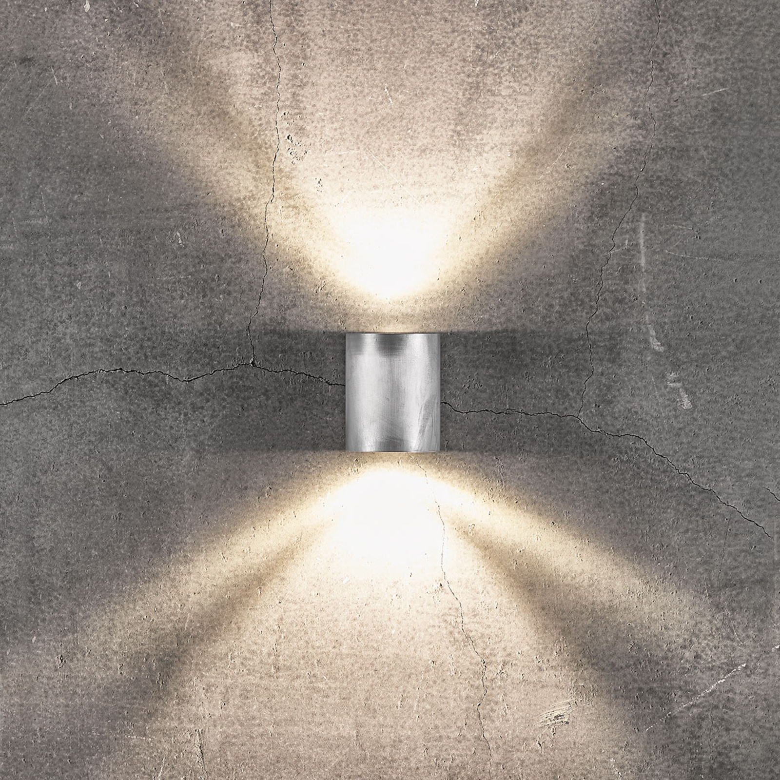 "Canto 2 LED" lauko sieninis šviestuvas, 10 cm, cinkuotas