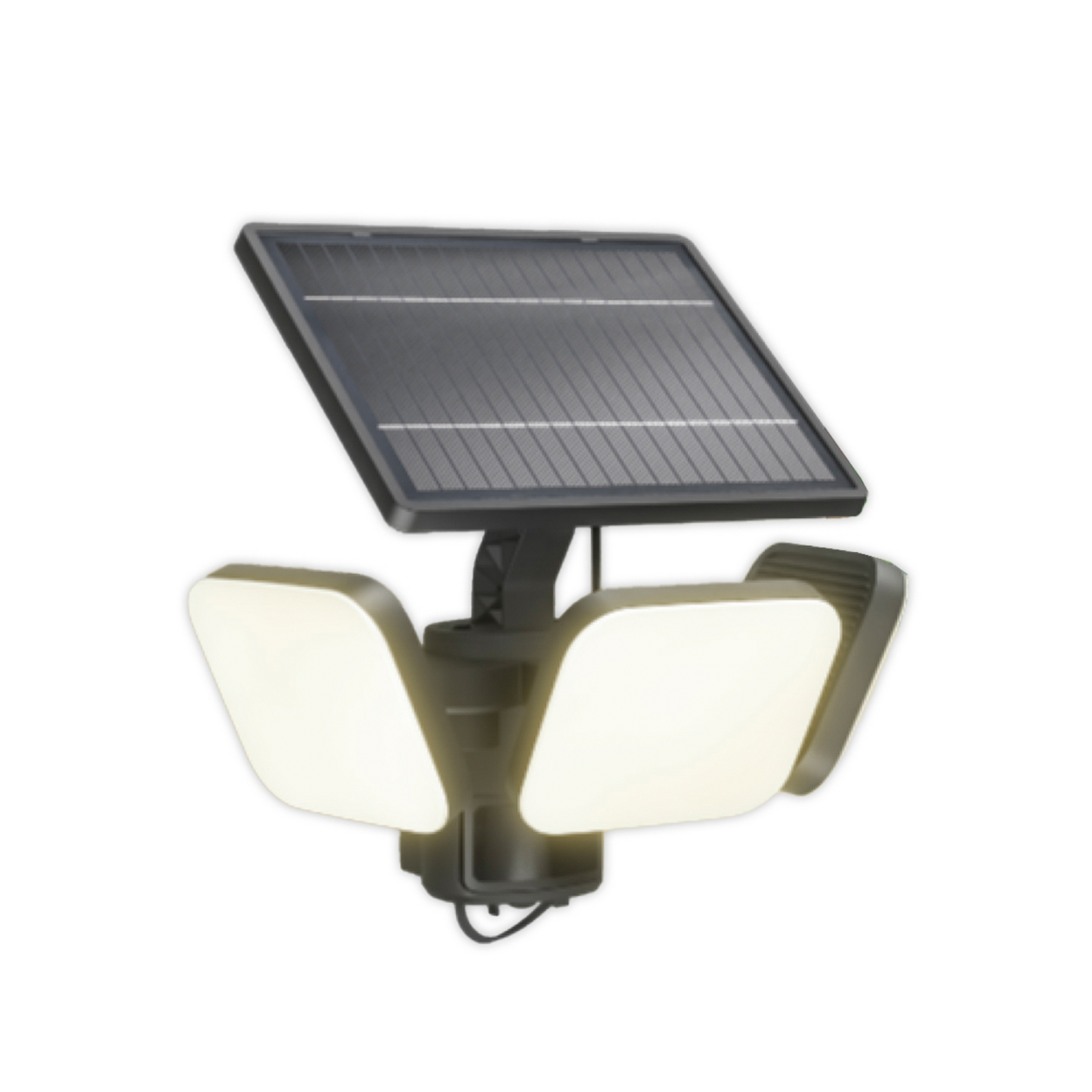 Lampada LED solare Philips Zyren, nera, 3.000 K, con sensore, IP65