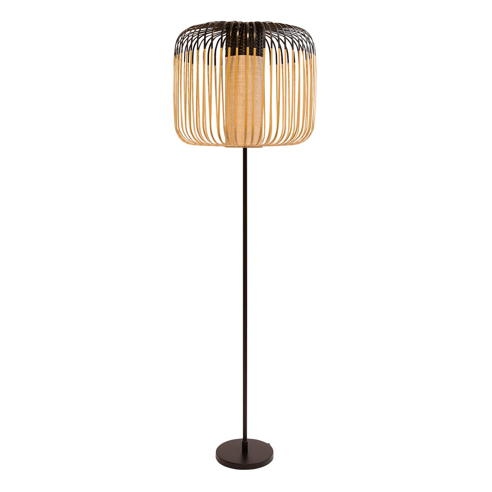 Forestier Bamboo Light gulvlampe, 1 lyskilde svart