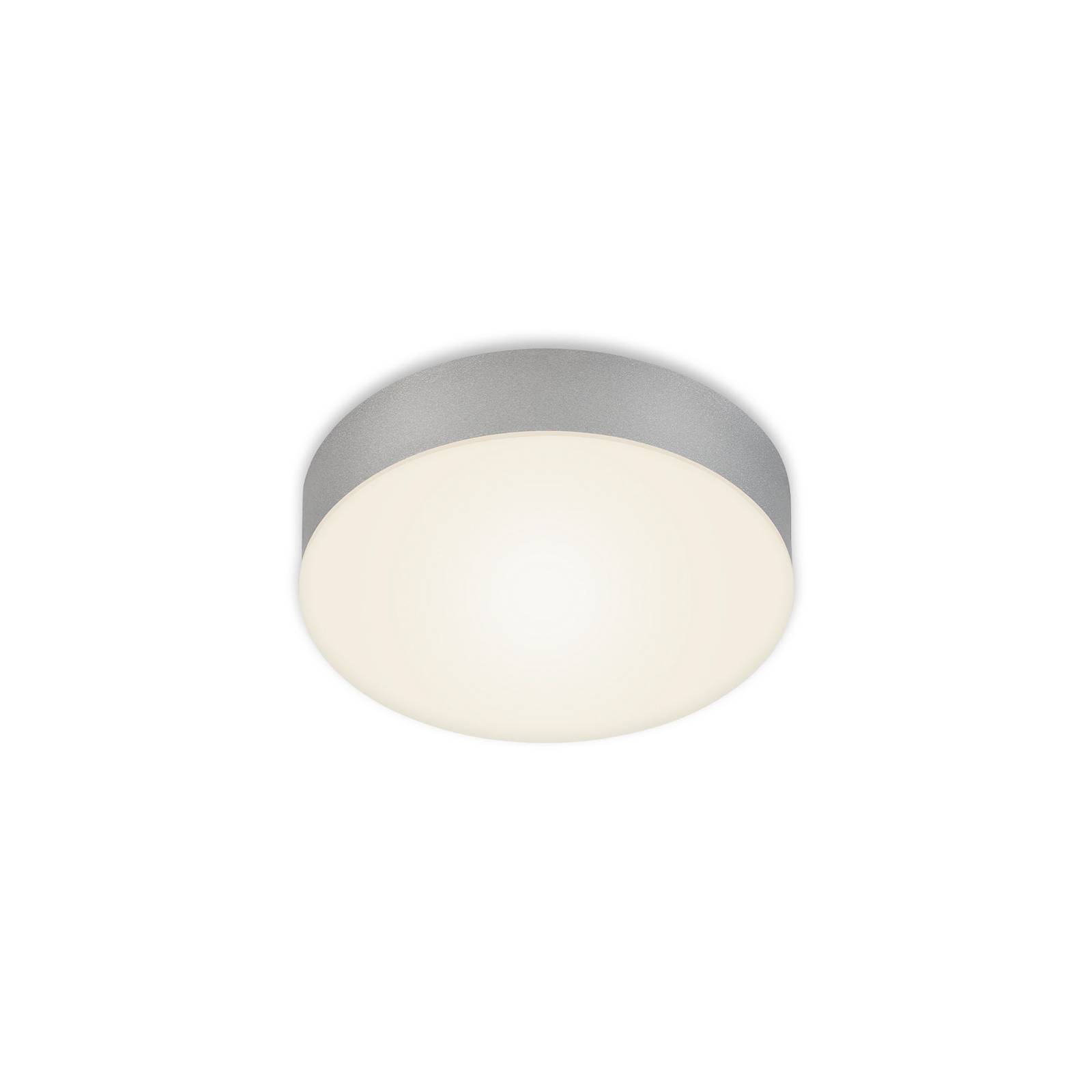 LED mennyezeti lámpa Flame, Ø 15,7 cm, ezüst színű