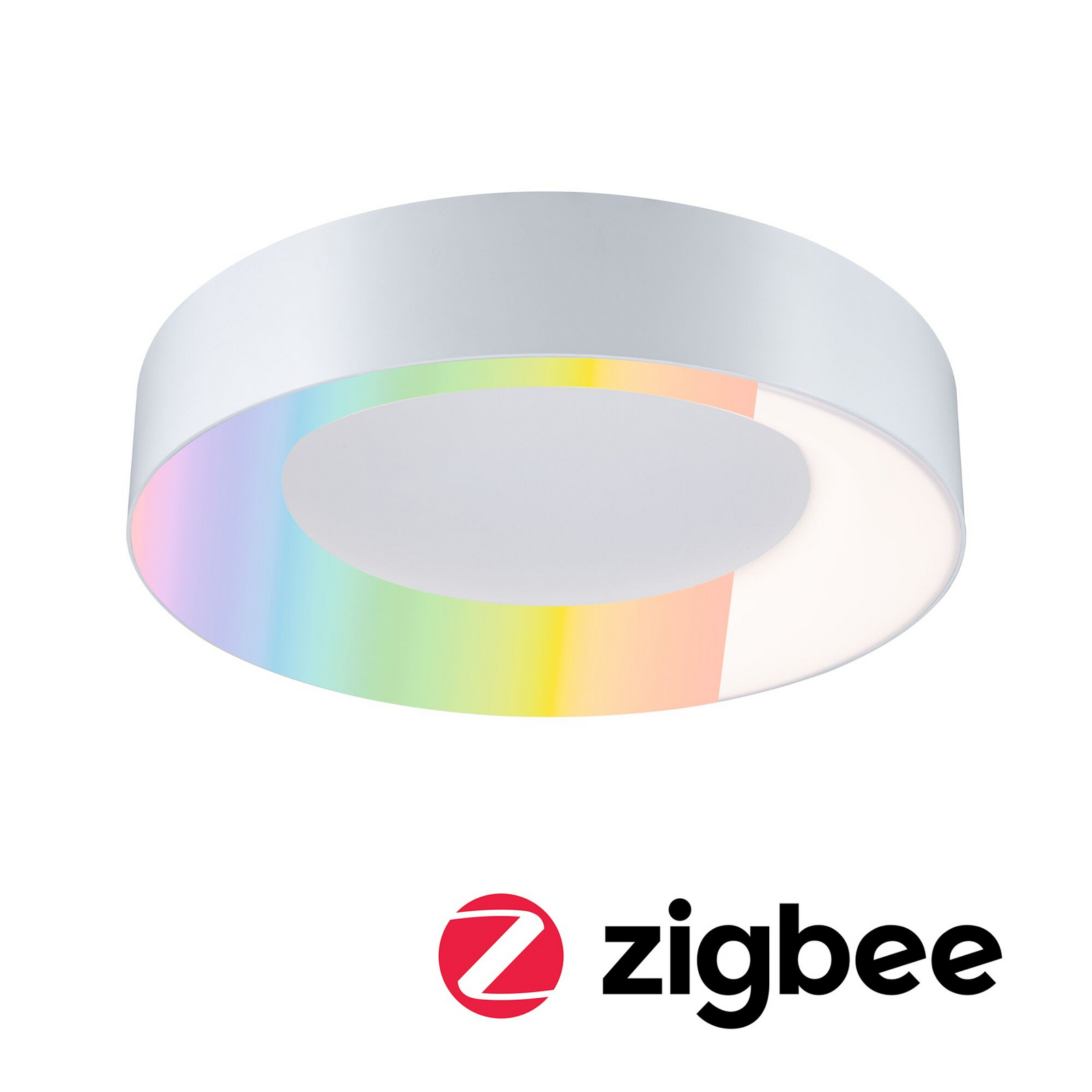 Lampa sufitowa Paulmann Smart LED Casca, biała, Ø 40 cm, RGBW, IP44 Lampa sufitowa Paulmann Smart LED Casca, biała, Ø 40 cm, RGBW, IP44
