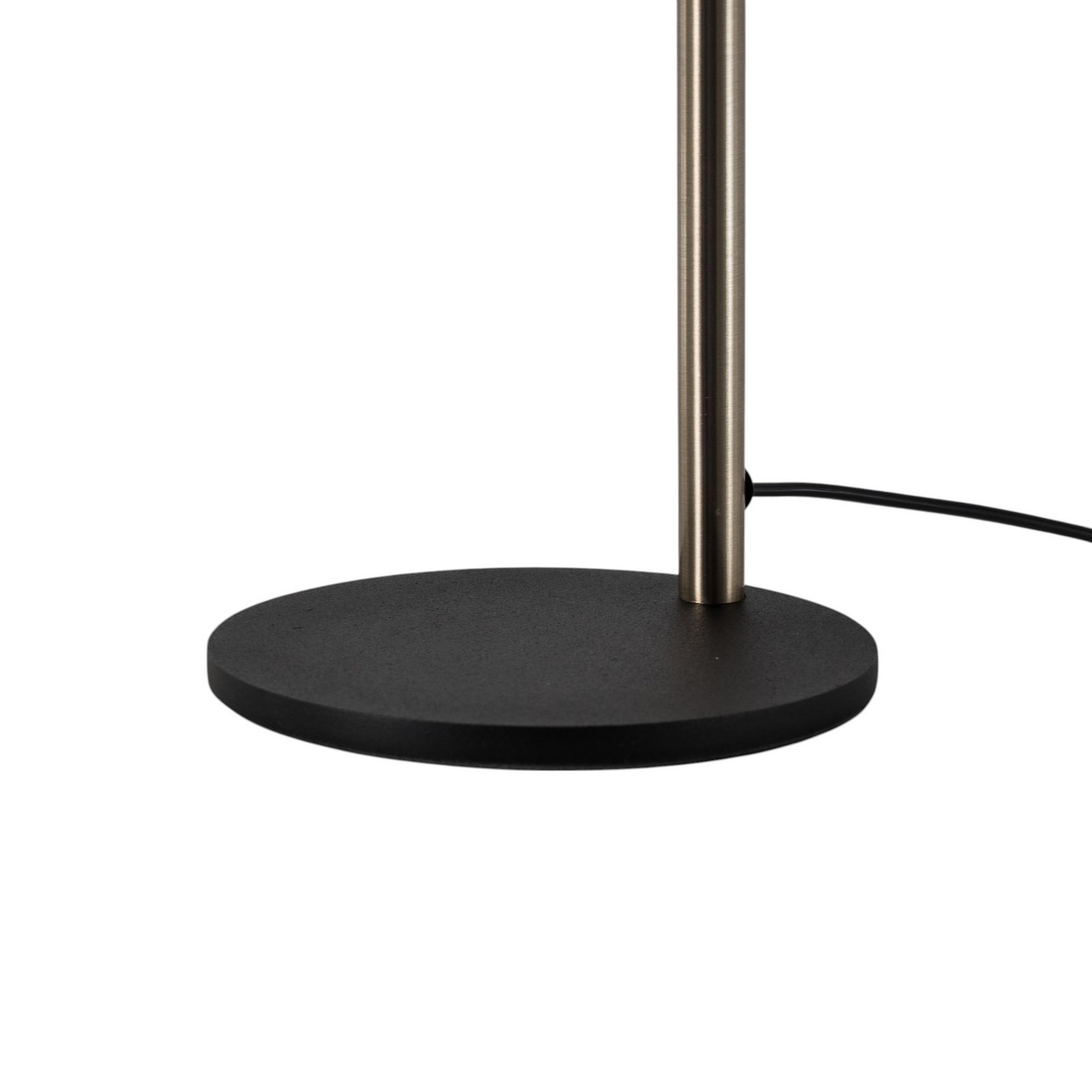 Tischleuchte Lume, schwarz/gold antik, Höhe 42 cm, Metall