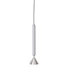 Apollo 39 Lustră Pendul Light Grey/Polished Aluminium - Pholc