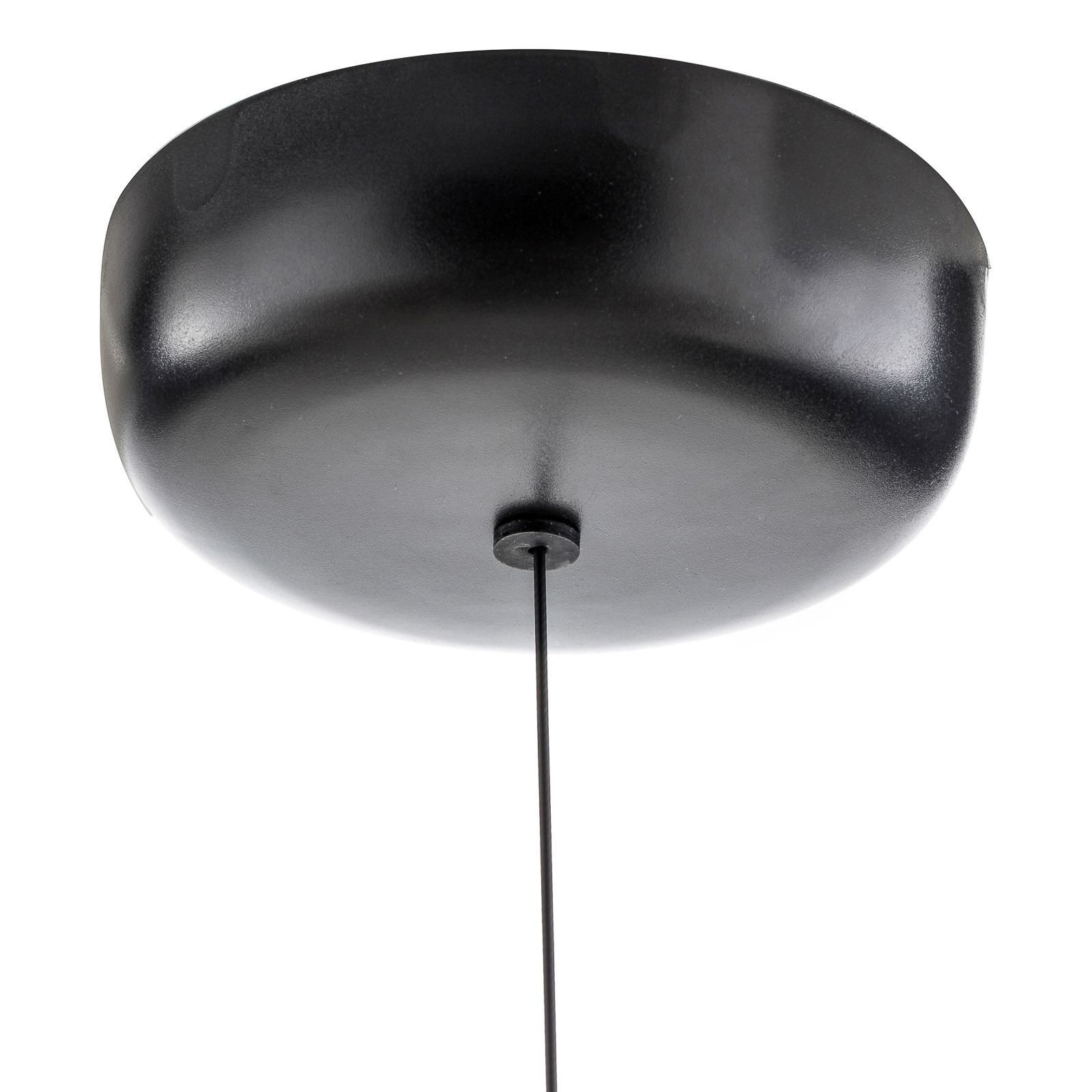 Audo TR Bulb LED-Pendel 4fl schwarz/opal matt