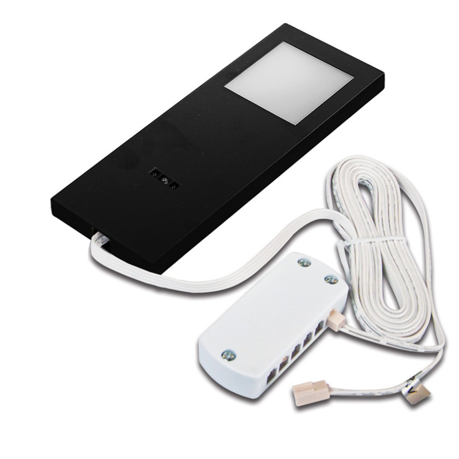 Lampada mobili LED Slim-Pad F dimm 3.000 K nero