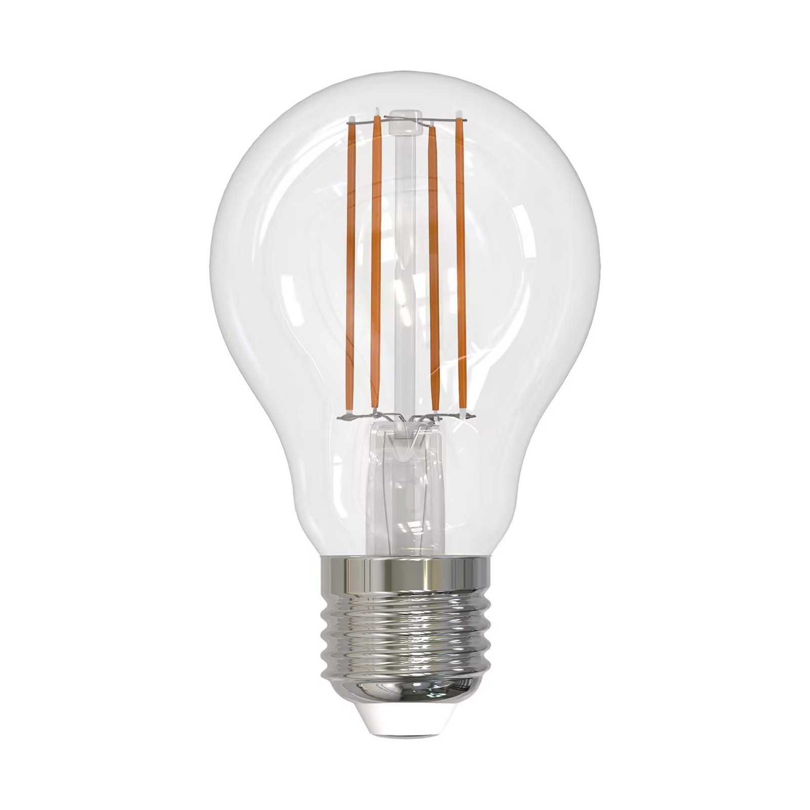 LED žiarovka E27 8W filament, stmievateľná, číra