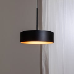 Bega Lámpara colgante LED Studio Line Ø 36 cm negro-cobre DALI