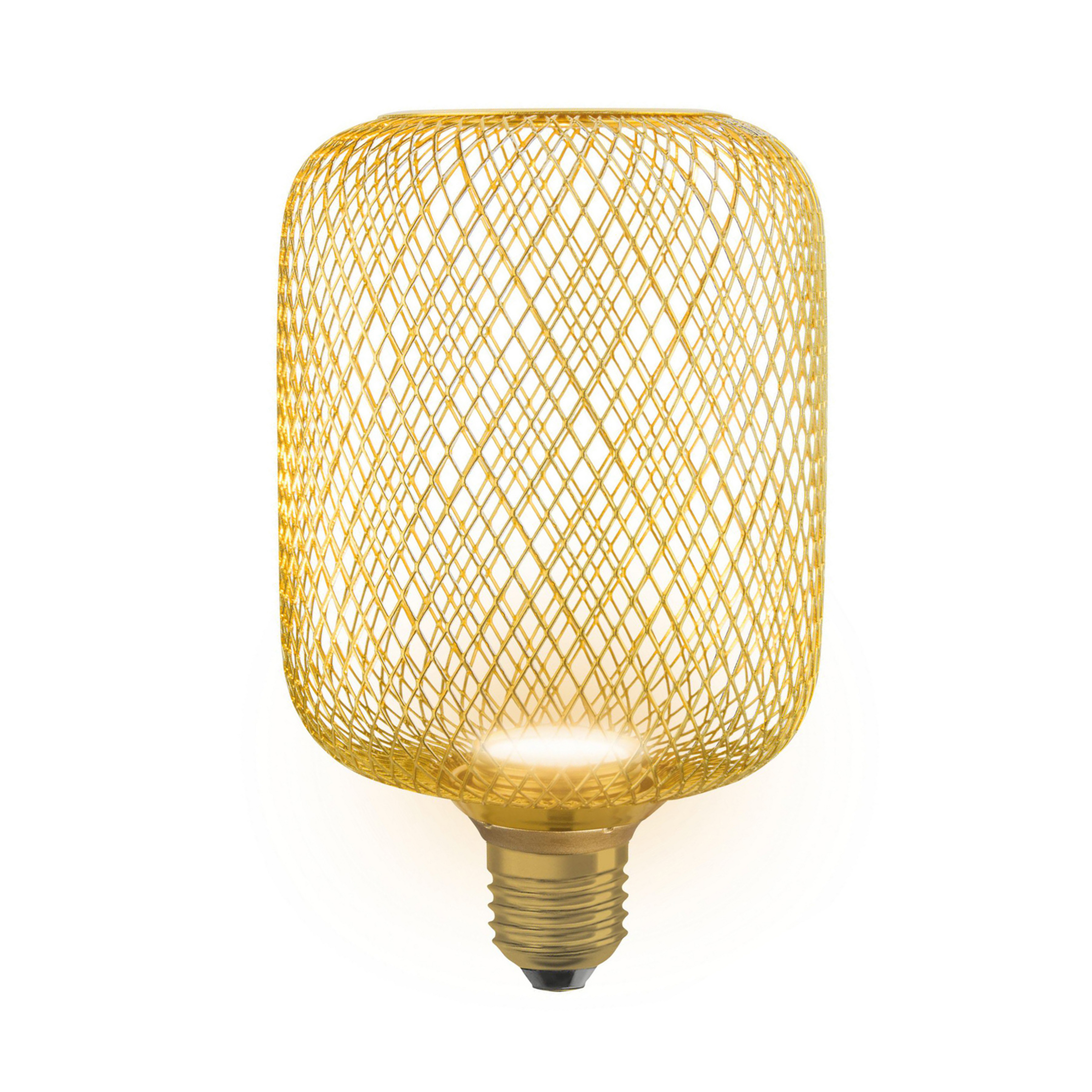OSRAM Decor LED Flat Square E27 3,5W gold 2,700K Metal
