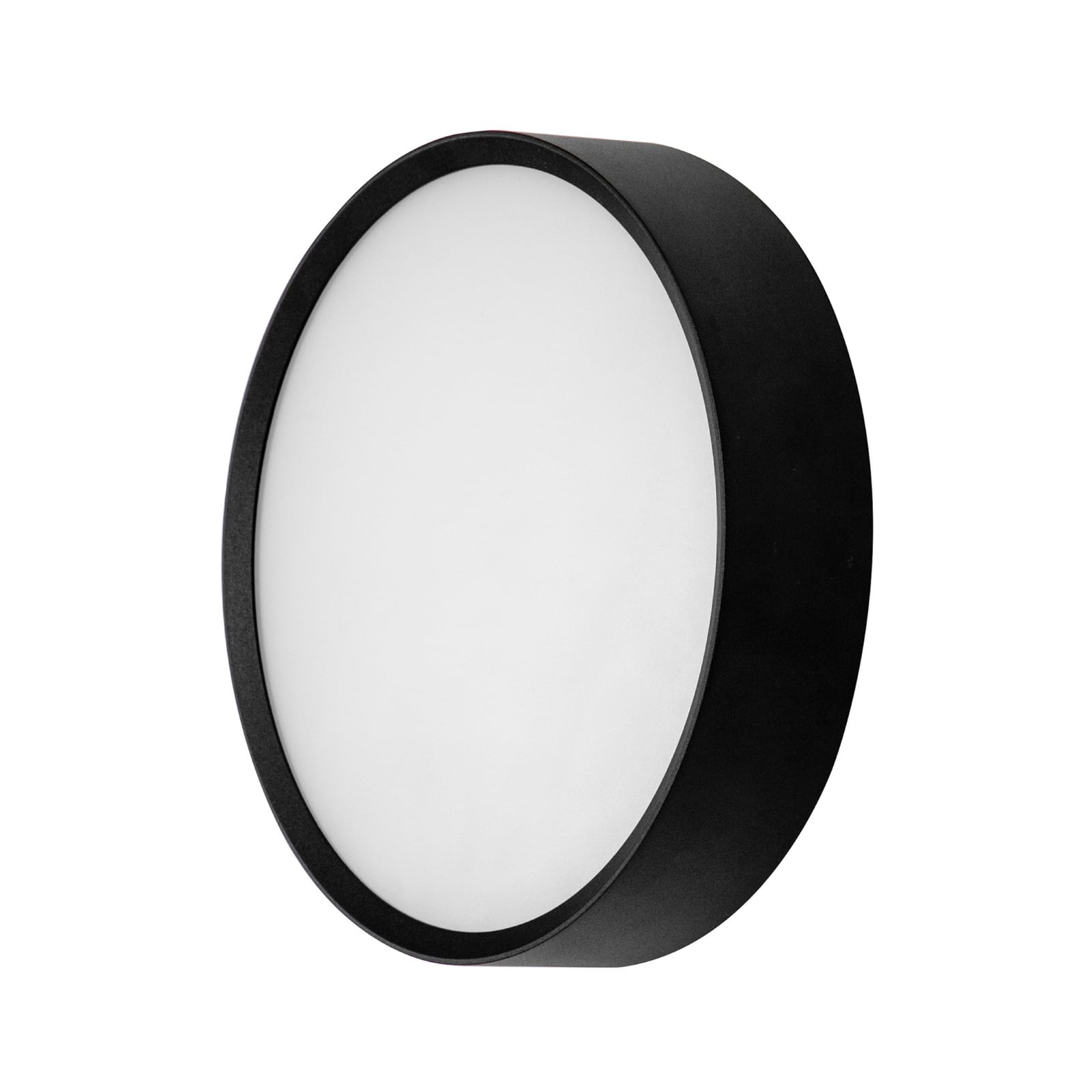 BRUMBERG utendørs LED-vegglampe EYE åpen, svart, CCT, IP65