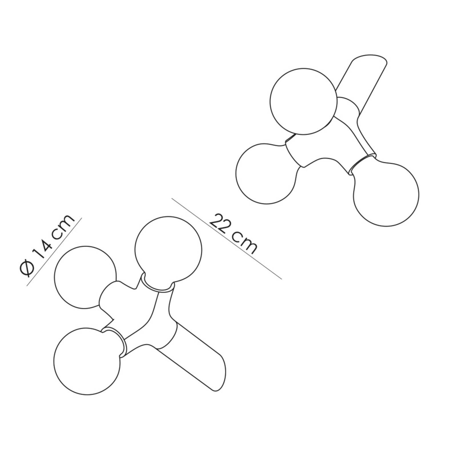 next DNA Wall/Ceiling Deckenlampe, schwarz günstig online kaufen