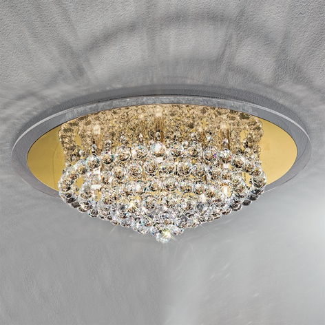 Prestigieux plafonnier en cristal TULIA