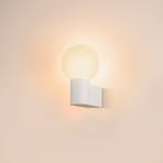 SLV Varyt bathroom wall light, white, aluminium, width 12 cm