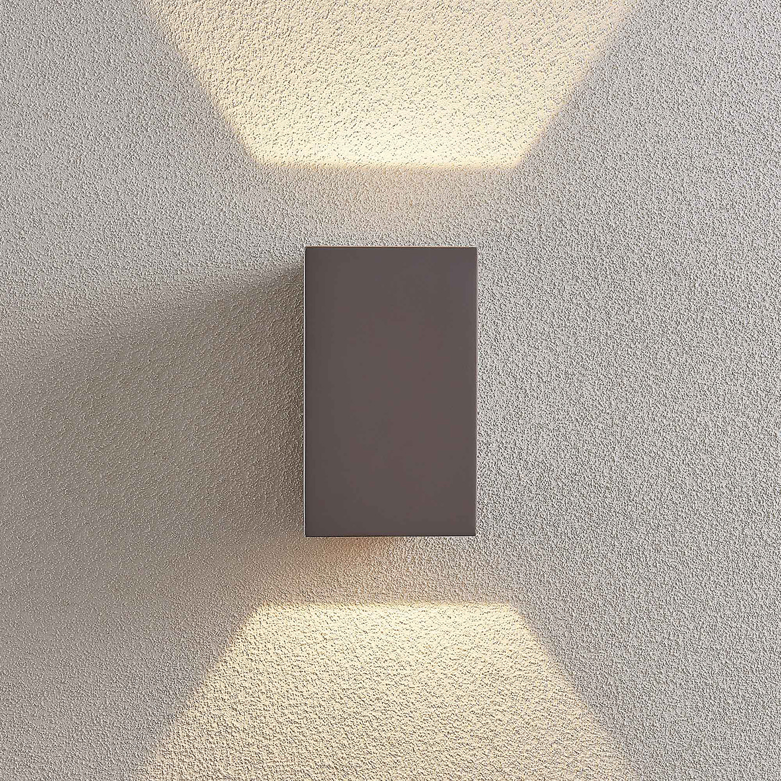 Udendørs LED-væglampe Kaniel af beton