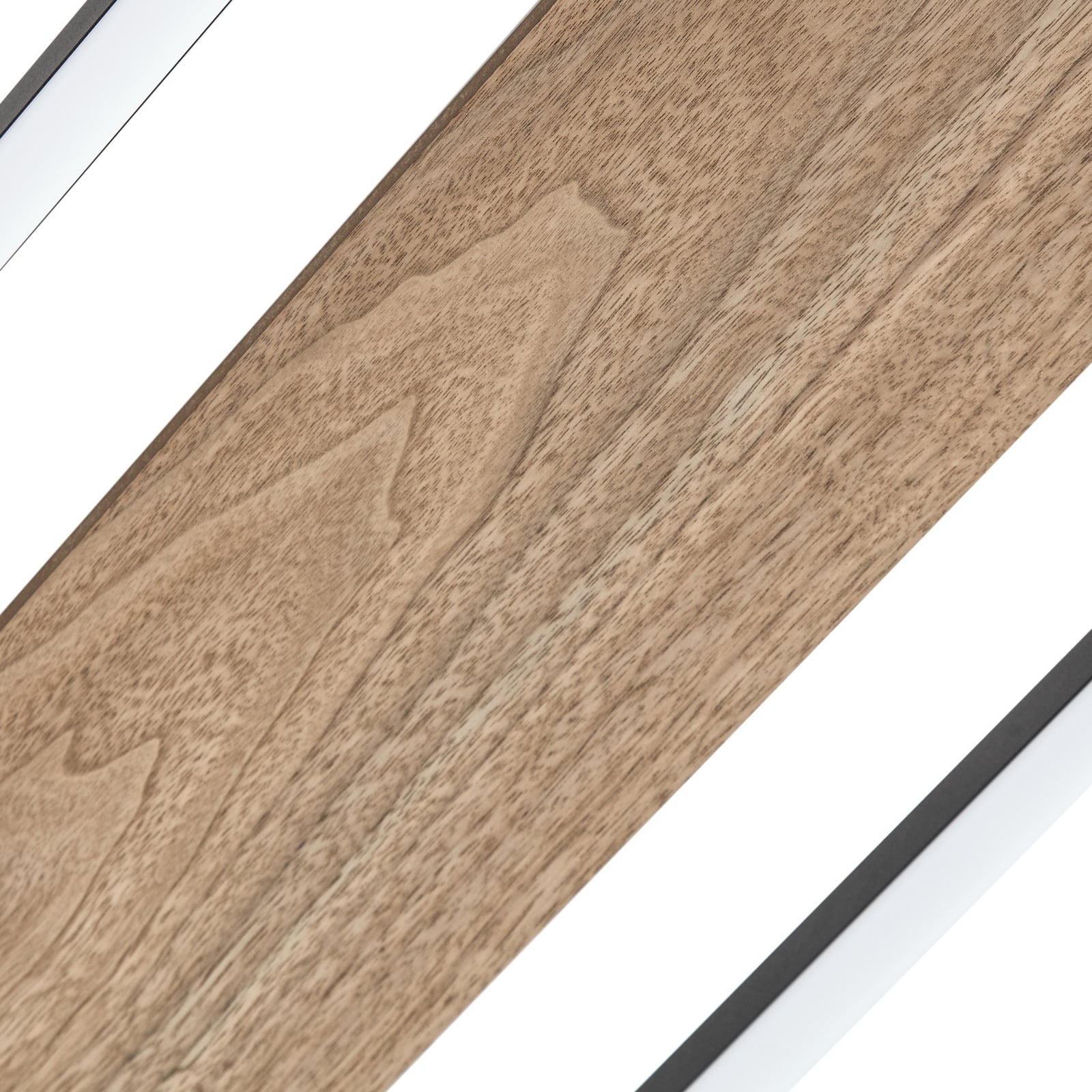 Vectra LED ceiling light, wood, 100 x 30 cm, dimmable, 3,000 K - Lucande