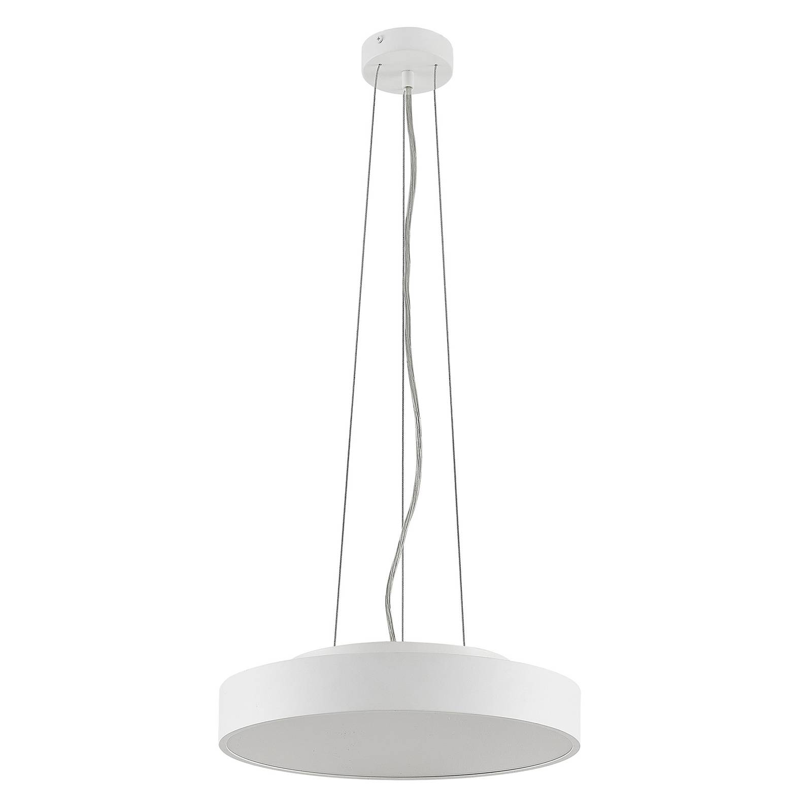 Arcchio Vanida LED pendant lamp, white, 40 cm