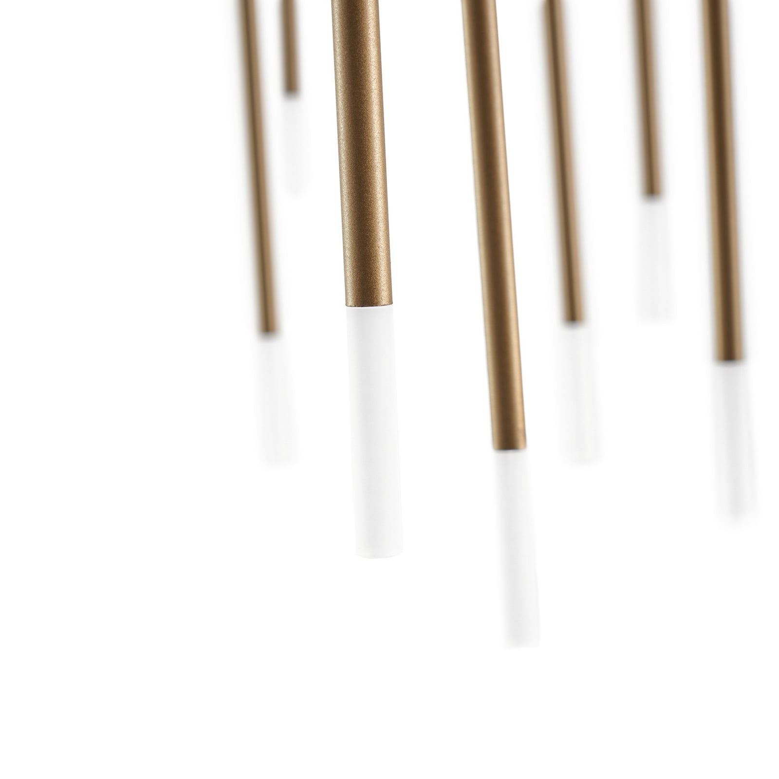 Lucande LED-riippuvalaisin Ariadne, halkaisija 57 cm, mattakulta, 20 lamellia