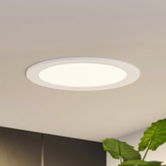 Prios LED vstavané svietidlo Cadance, biele, 22 cm, CCT, IP44