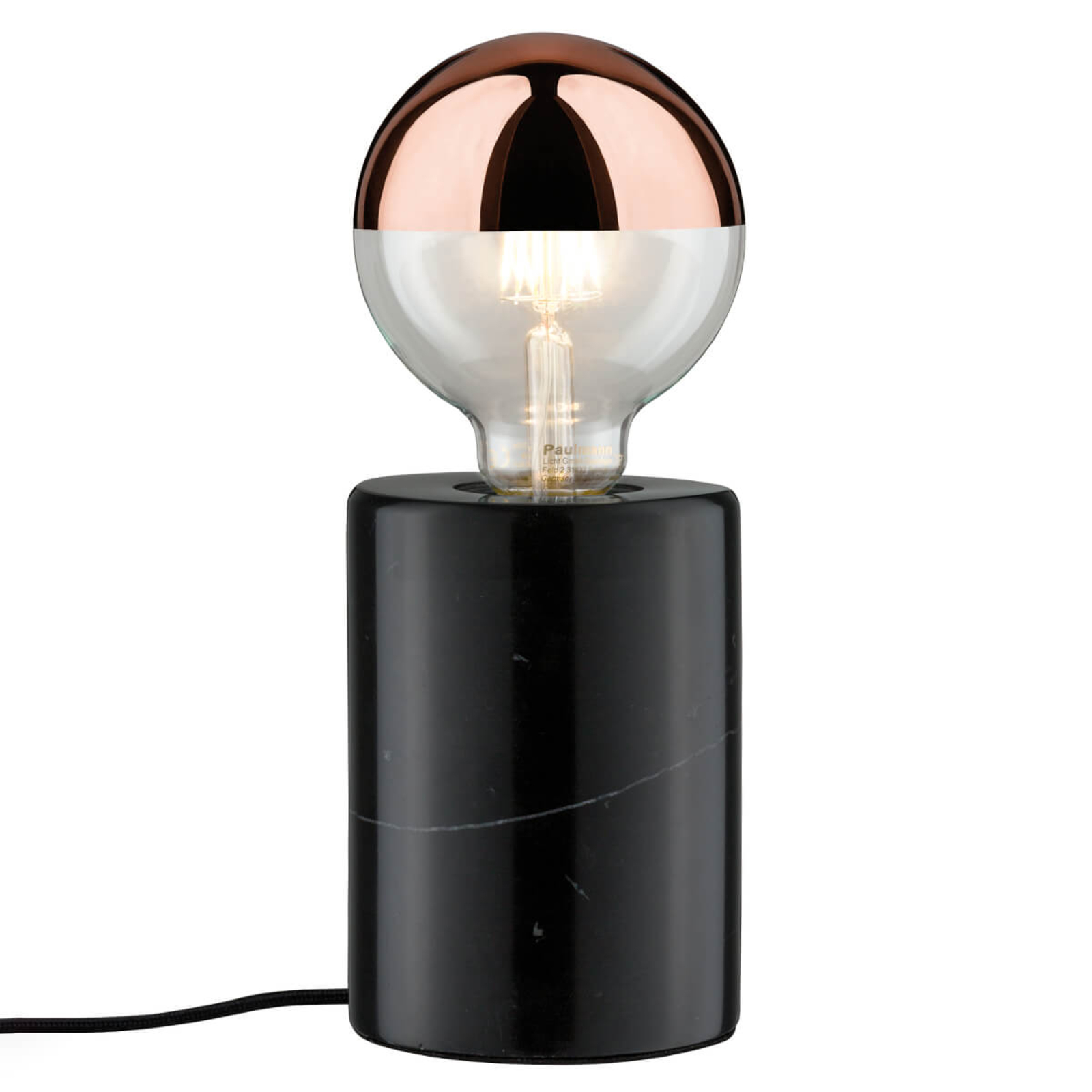 Paulmann Nordin asztali lámpa, fekete