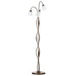 Sonia floor lamp, Florentine style, 3-bulb bronze