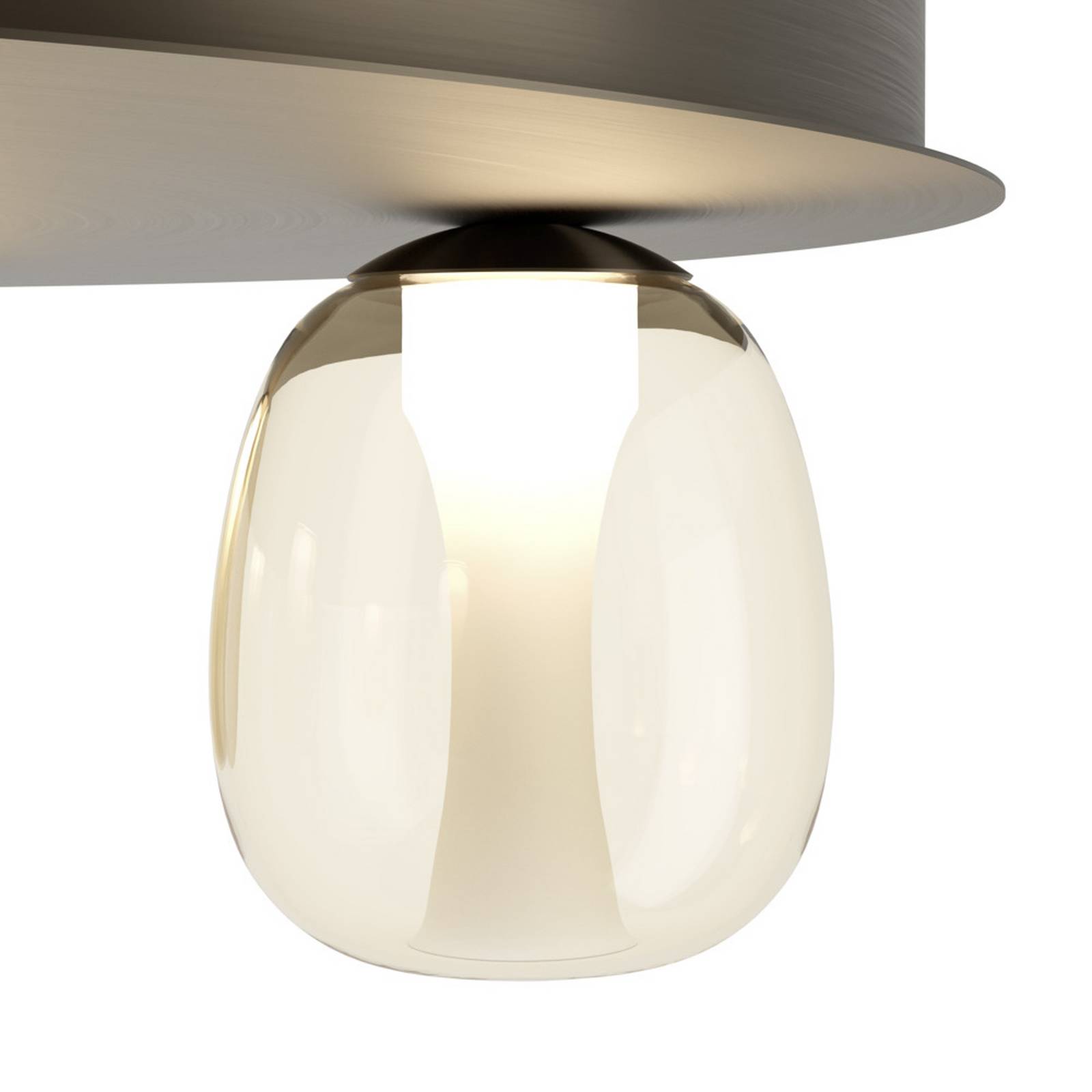 Lampa sufitowa LED „Stars of Light” FERRO 56 cm, 7 ramion, kolor brązowo-brązowy