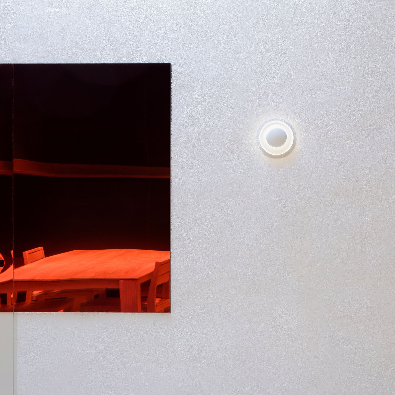 Vibia Top LED wall light Ø 17 cm in metal