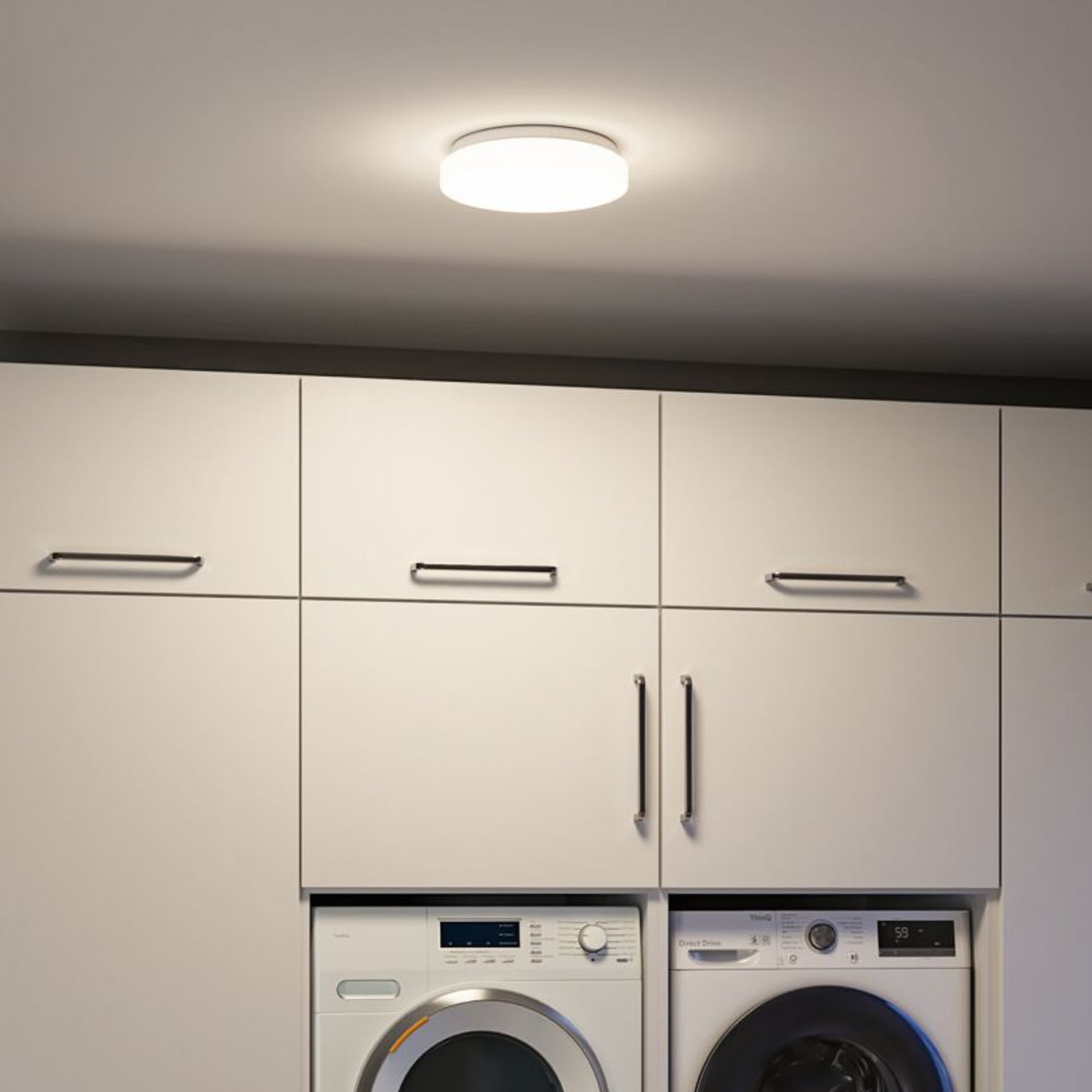 Paulmann Luiana LED-kattovalaisin, valkoinen, liiketunnistin, IP44 Paulmann Luiana LED-kattovalaisin, valkoinen, liiketunnistin, IP44