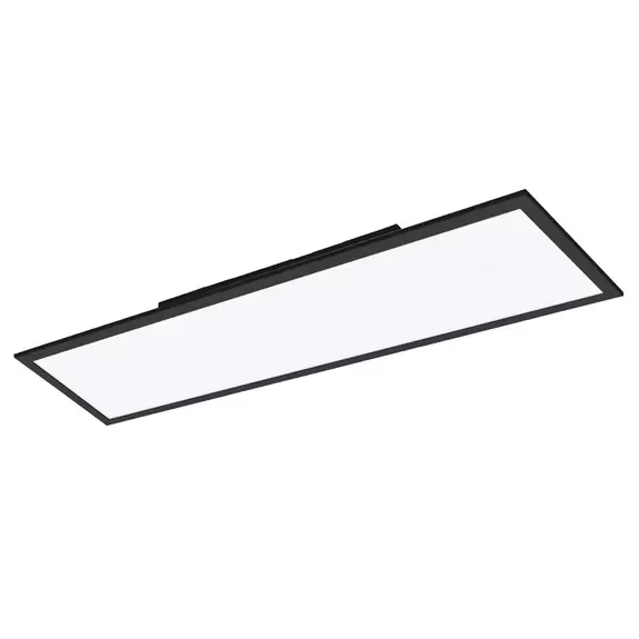 Lampenwelt EGLO connect Salobrena-Z LED-Deckenlampe, 120x30cm, schwarz