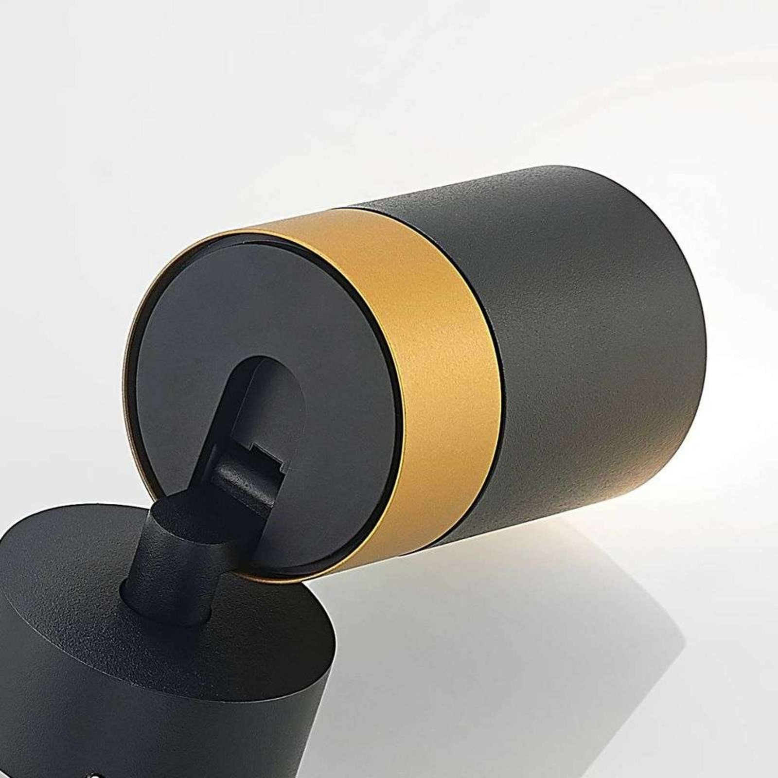 Nikora Round Plafonieră Black/Gold - Arcchio