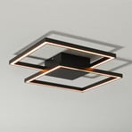 LED plafondlamp Falcon, zwart