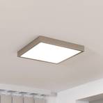 Panel natynkowy LED Fueva 5 IP20 830 nikiel 28,5x28,5cm