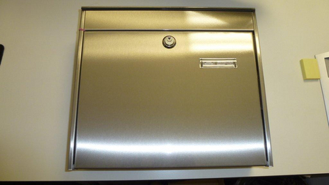 Zaunbriefkasten Borkum aus Edelstahl