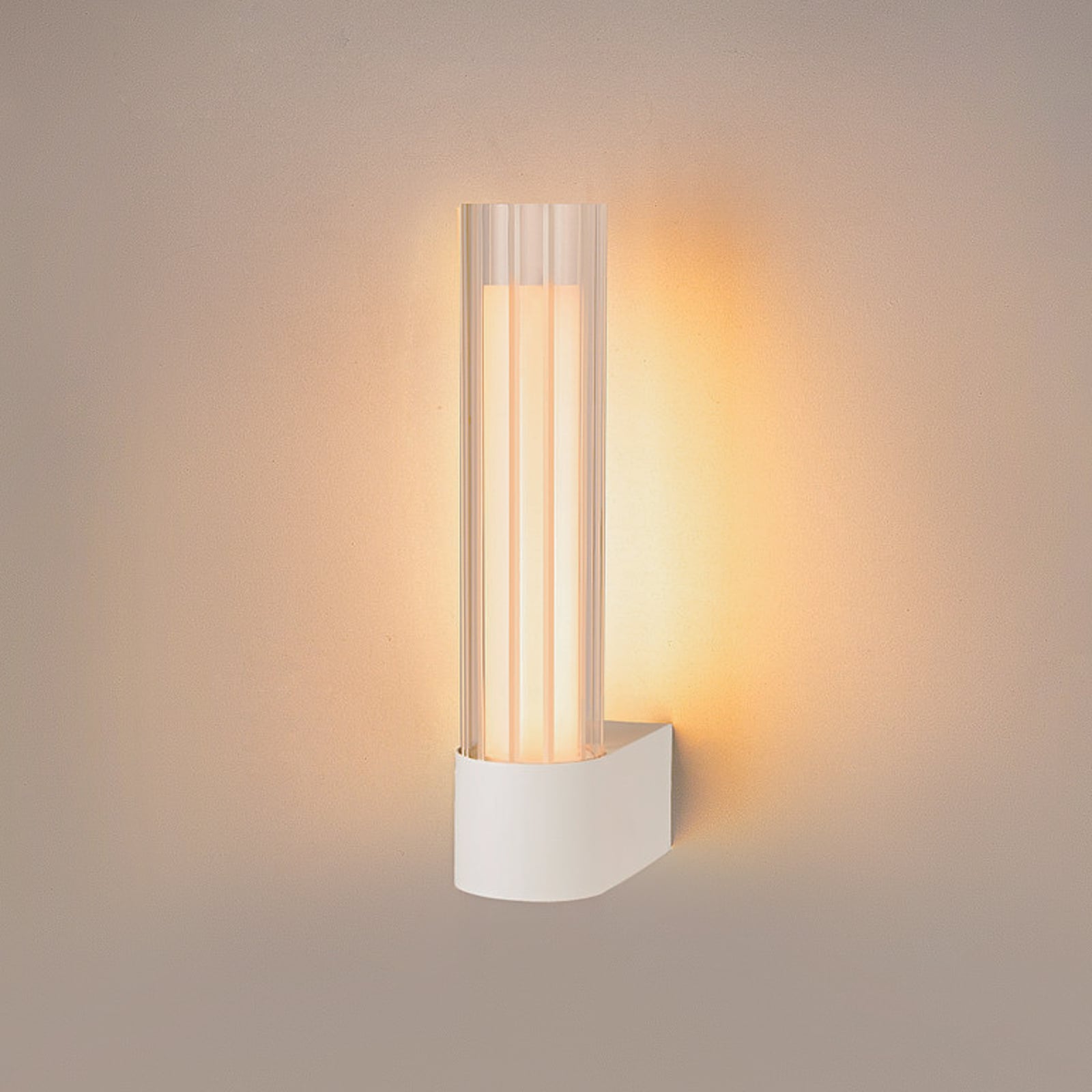 Applique murale Lygant LED unique, blanche, IP44, aluminium - SLV