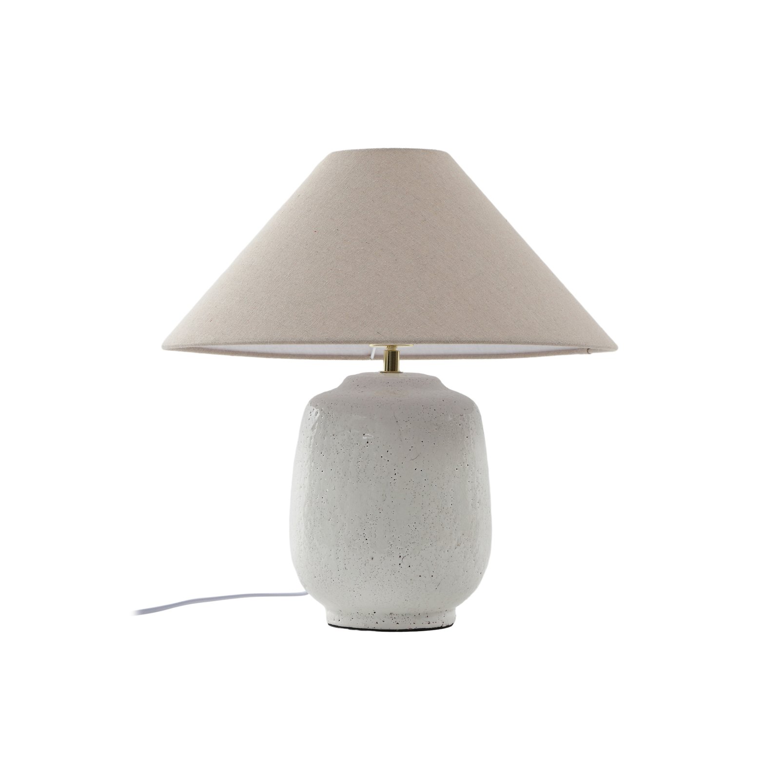 Lucande bordlampe Thalorin, højde 47 cm, keramik