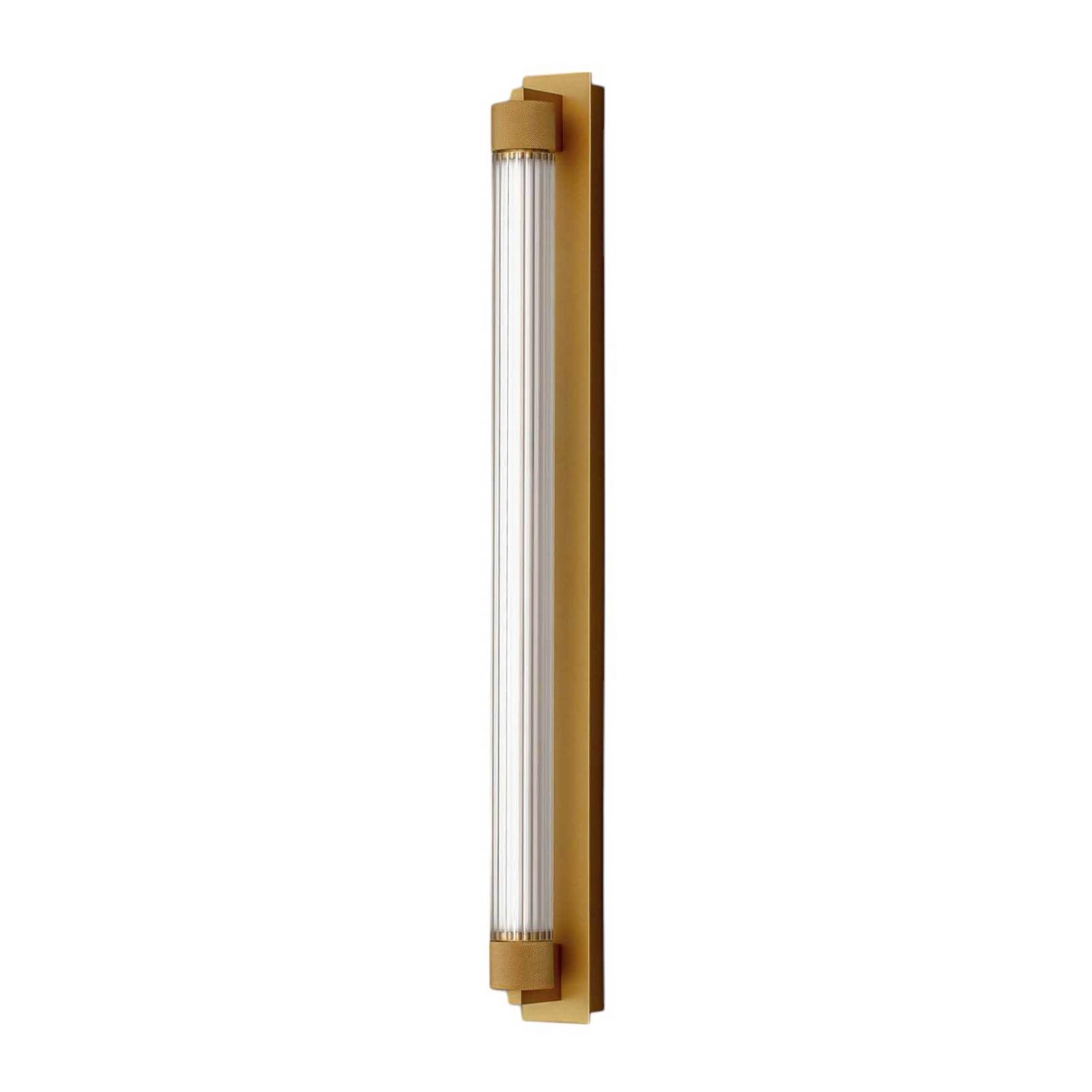 OLEV LED-Wandlampe CHARMER, braun, Metall/Glas, 2.700 K IP44