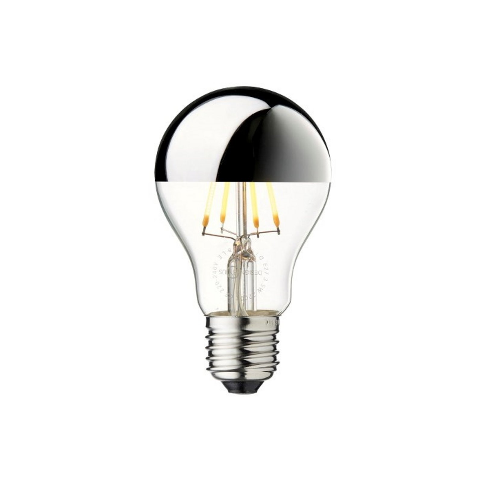 Ljuskälla LED 3,5W Crown Silver E27 - Design By Us