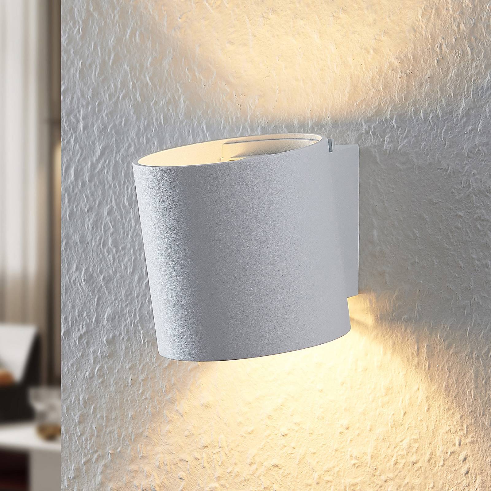 Arcchio Vilja vägglampa cylinder sandvit