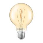 OSRAM LED Vintage G80 E27 8W 922 Heart Filament gold à intensité variable