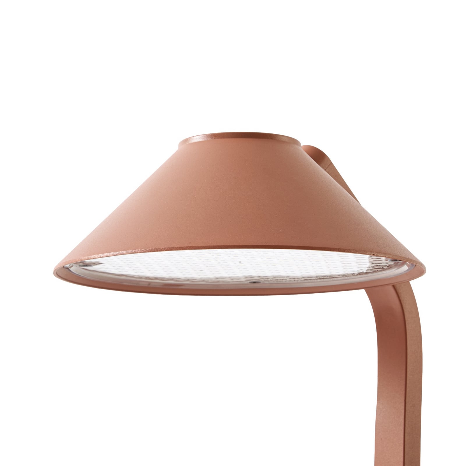 Capelo LED staklena svjetiljka na stalku, u zemljanim tonovima, visina 78 cm,