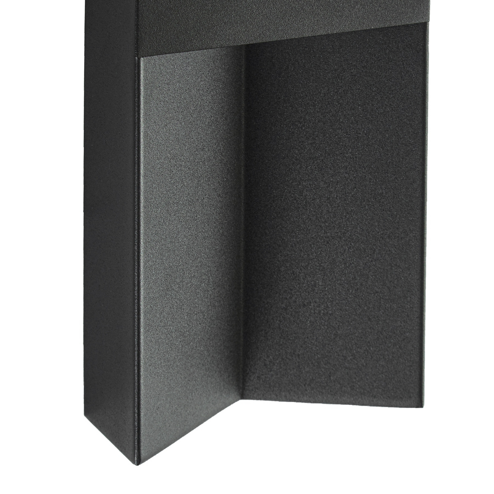 Lucande Kaholo LED kültéri fali világítás, matt fekete, CCT, IP44