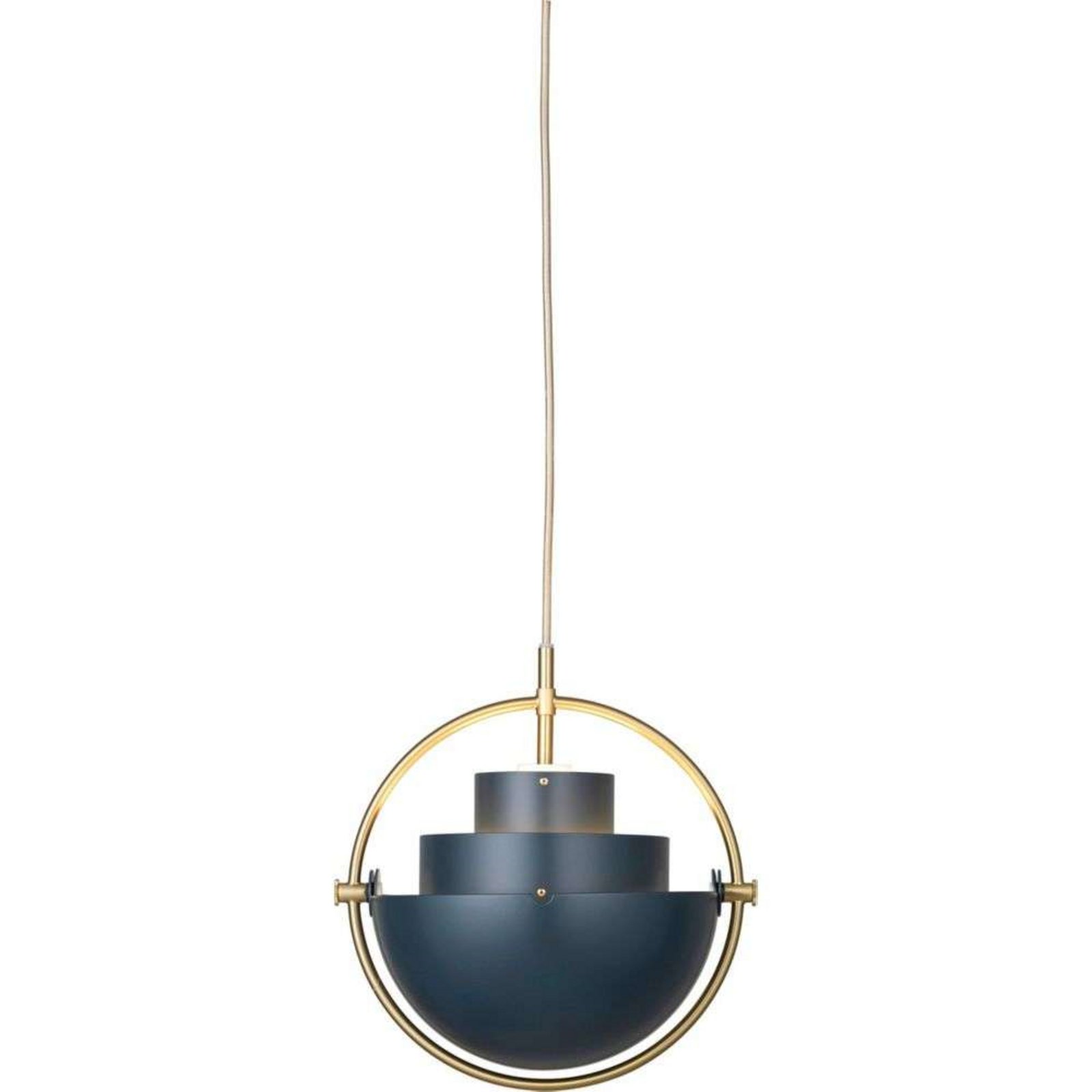 Multi-Lite Lustră Pendul S Brass/Midnight Blue - GUBI