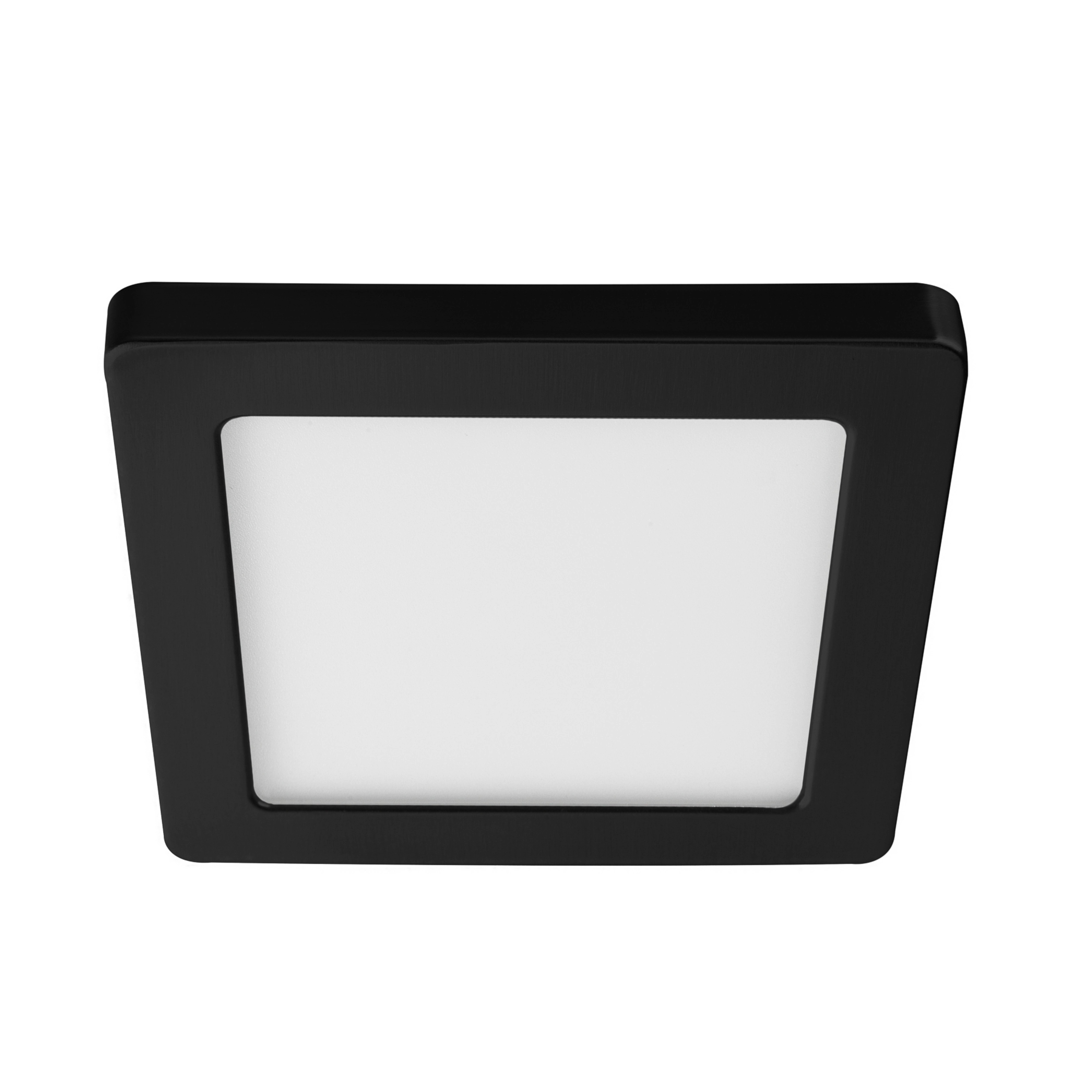 Rahmen für LED-Panel Selesto, quadratisch, schwarz