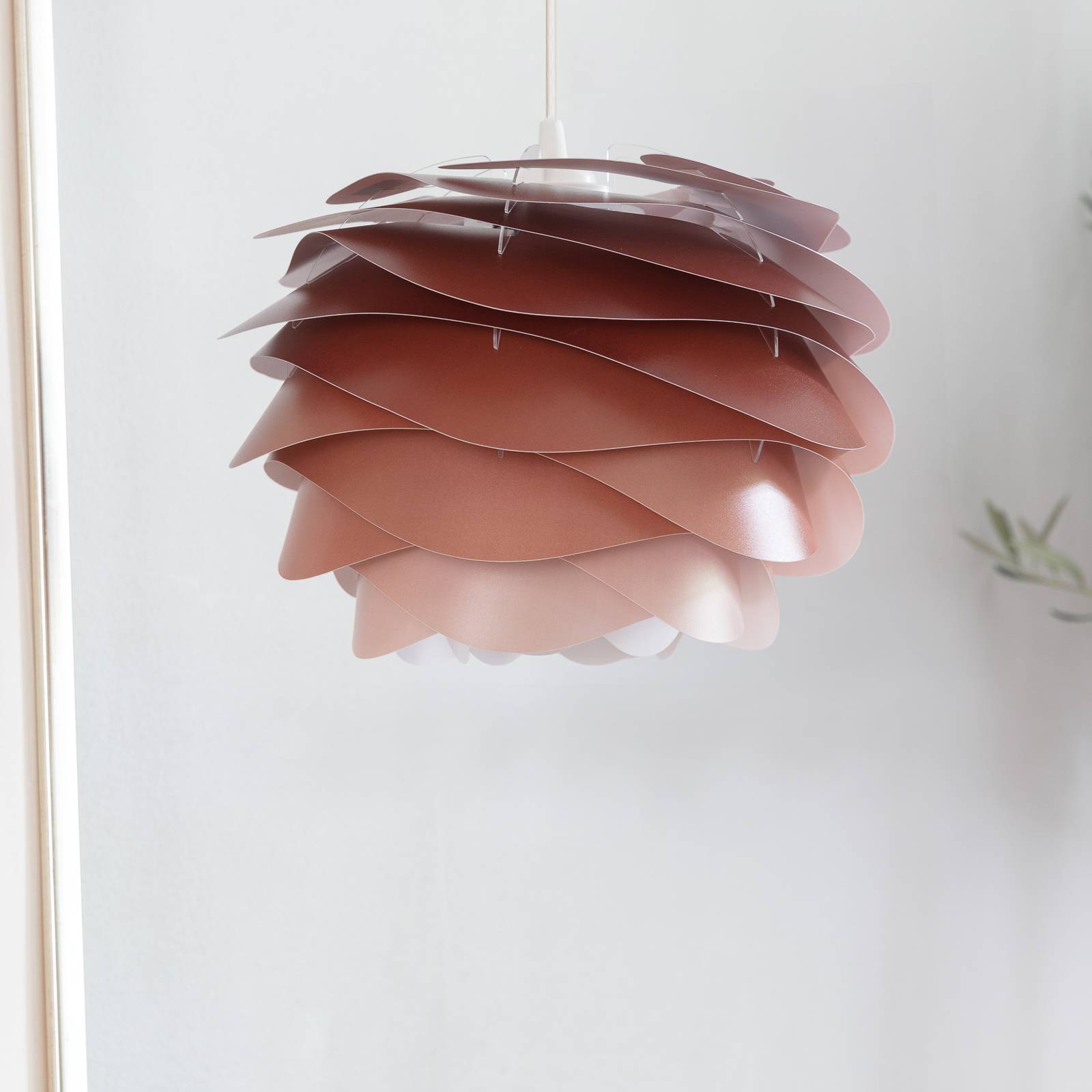 UMAGE Carmina Mini suspension brune/câble blanc