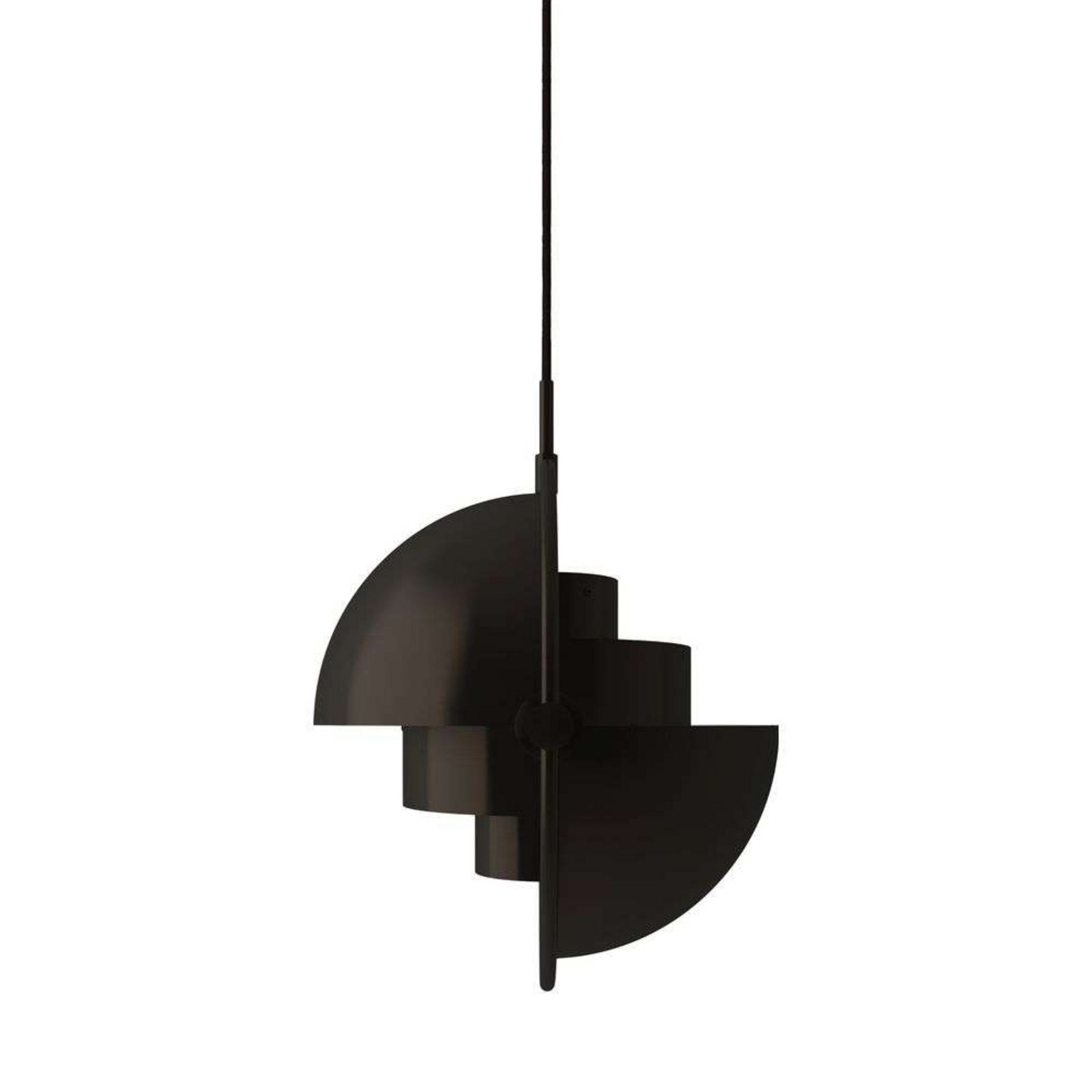 Multi-Lite Lustră Pendul Black Brass - GUBI