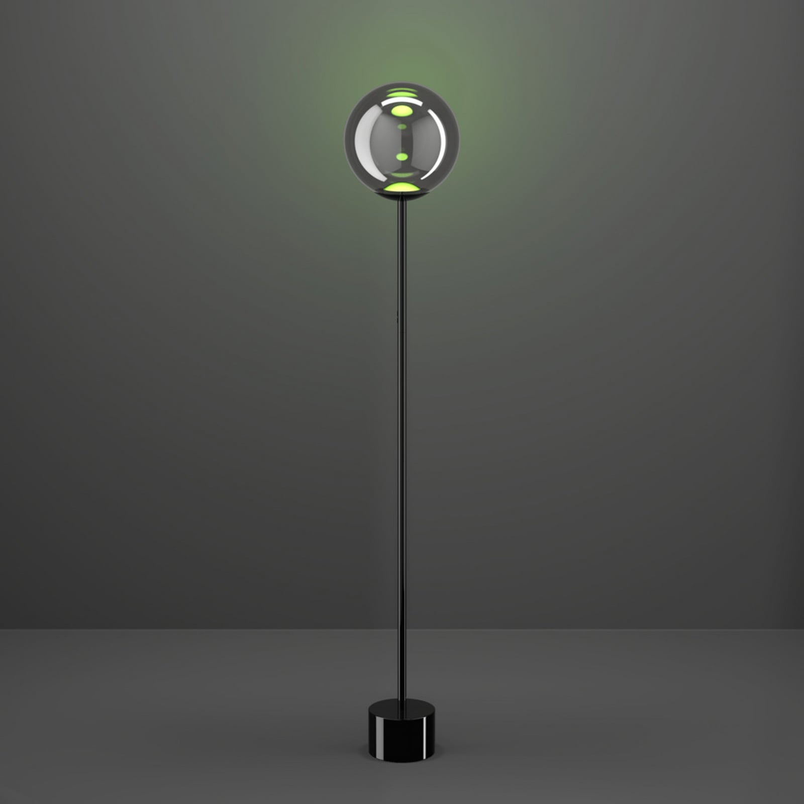 Stars of Light ANORIAS LED-lattiavalo, musta, 150 cm, CCT