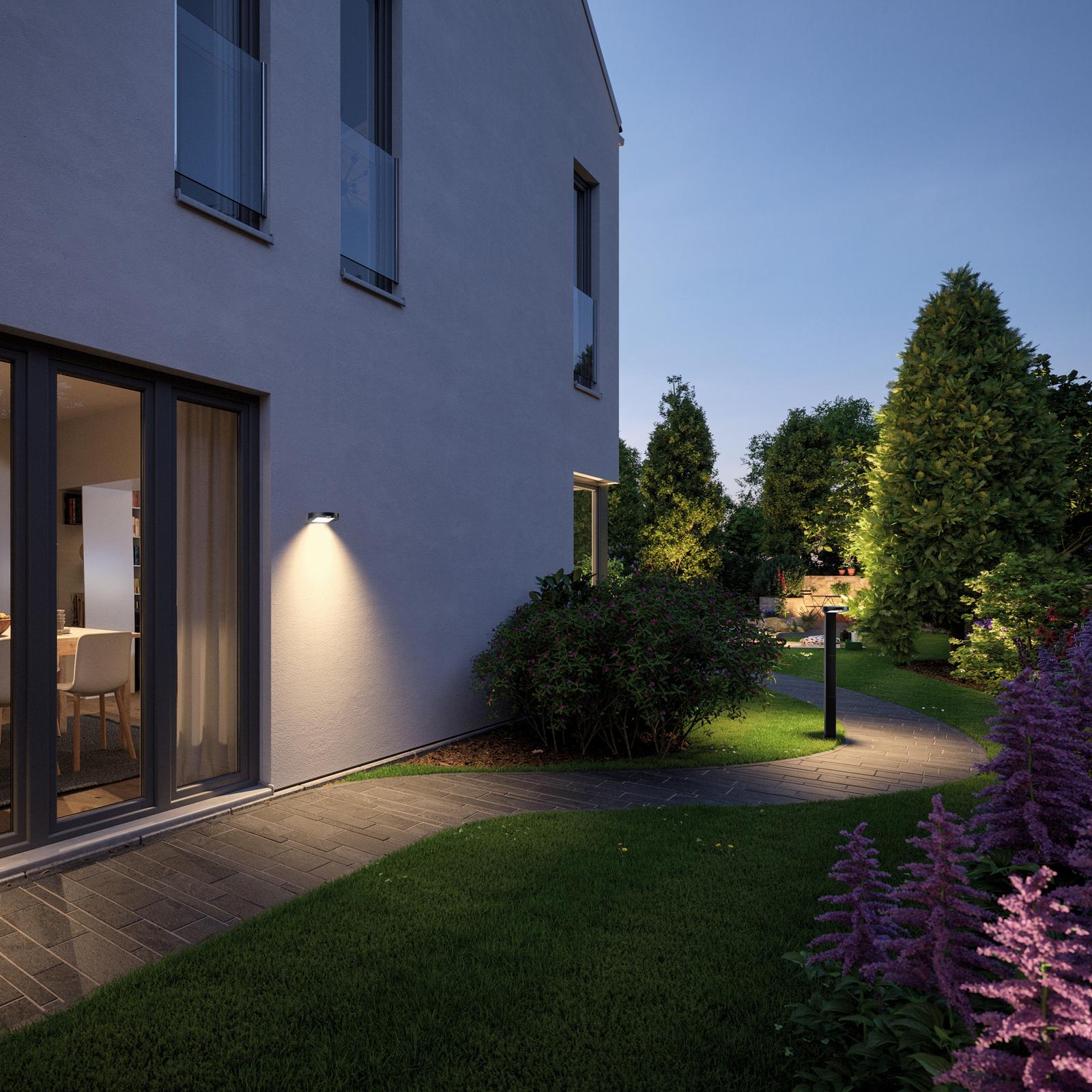 Ryse Gartenleuchte Solcelle m/Sensor Anthrazit - Paulmann