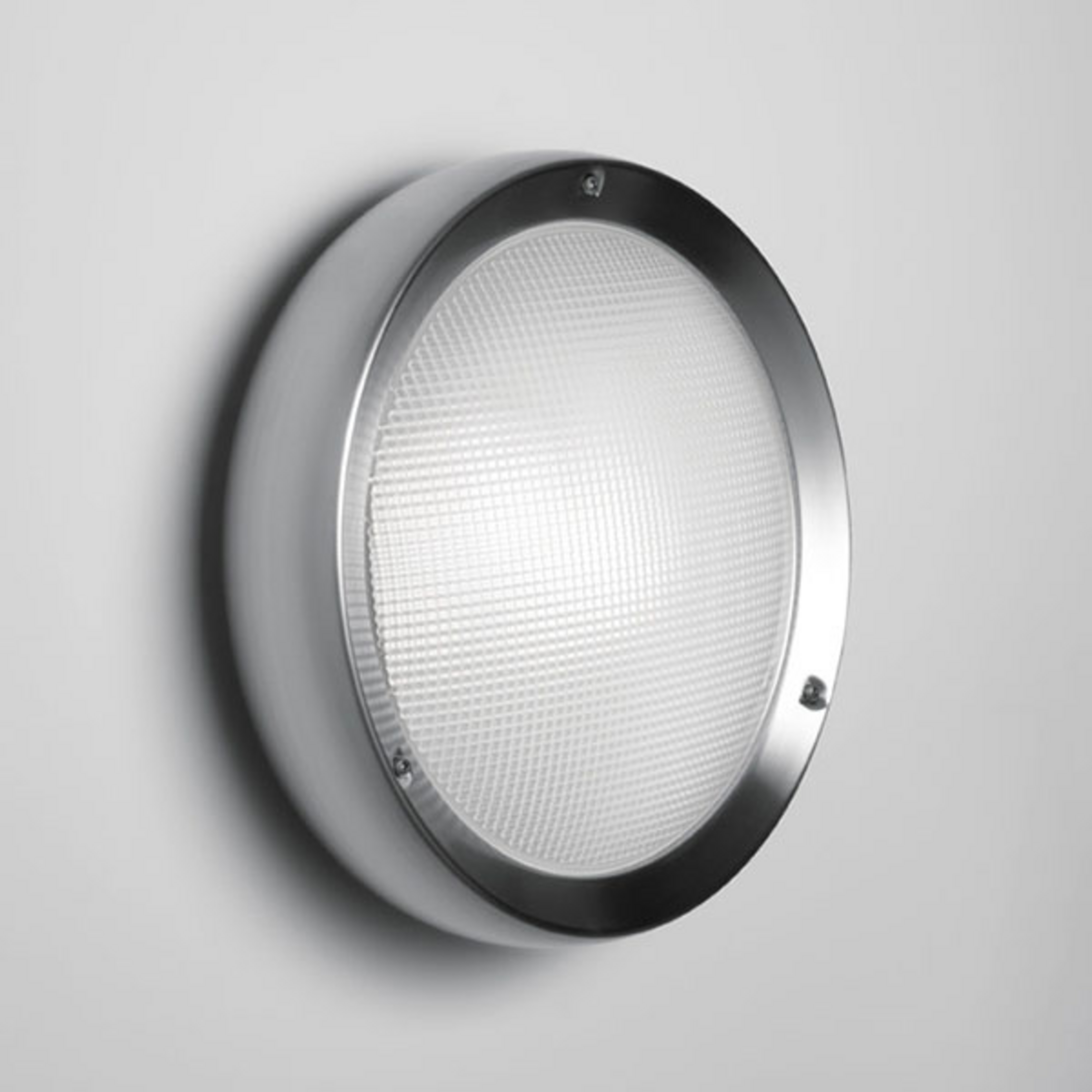 Artemide Niki utendørs vegglampe i stål, satinert