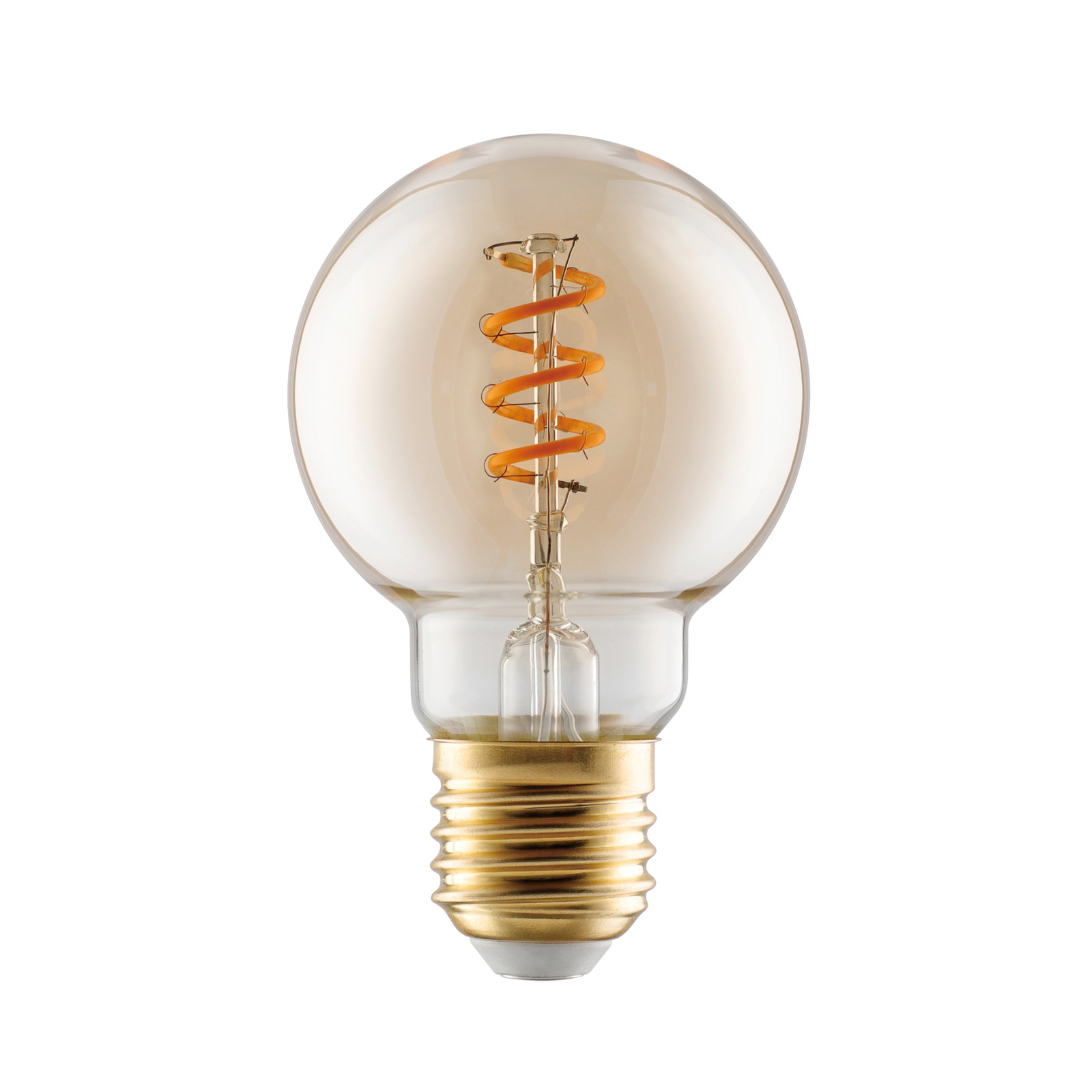 LED-lamppu E27 4W G60 2,000K hehkulanka keltainen himmennettävä