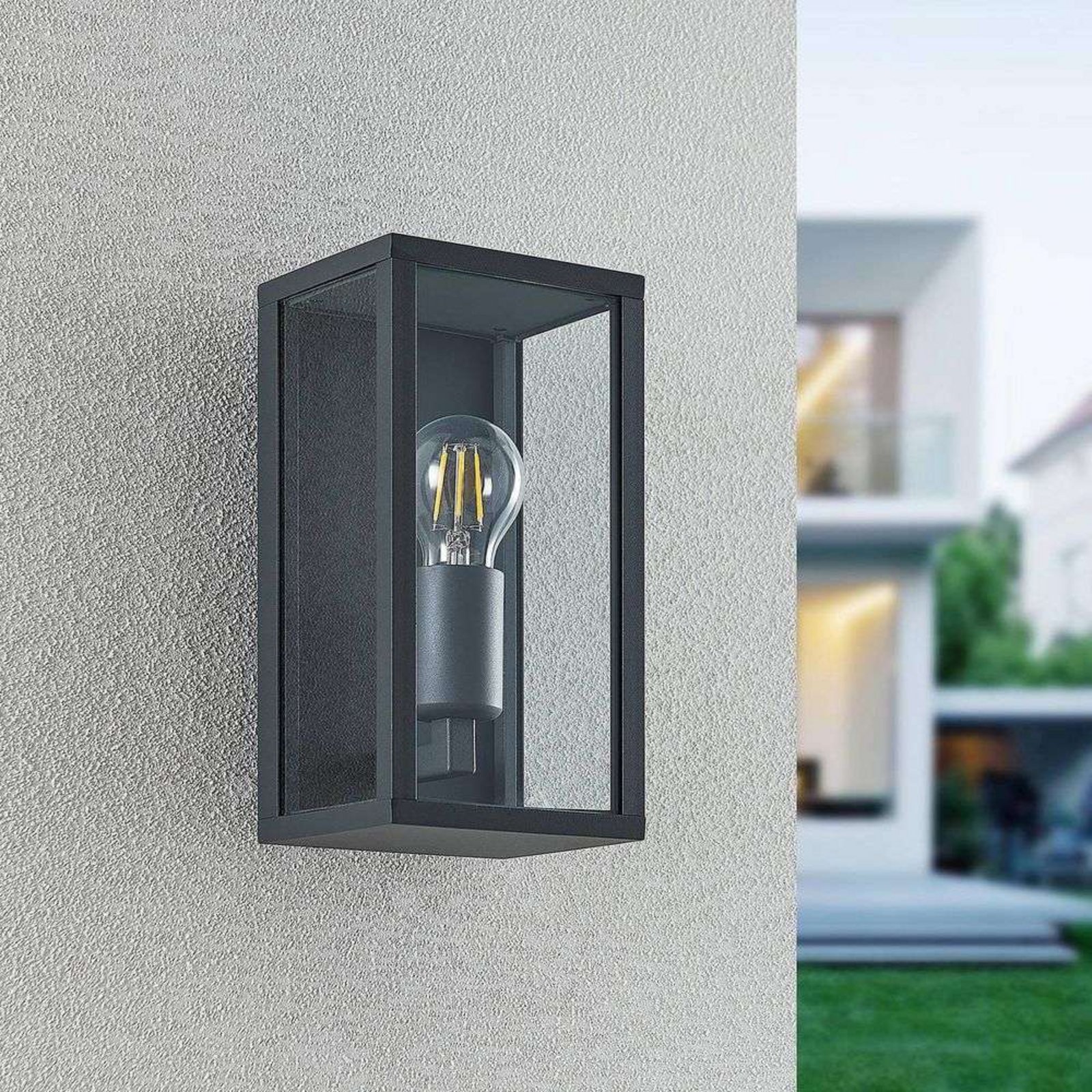 Peldar Outdoor Wall Lamp Dark Grey - Lindby