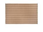 Calm Kelim Rug 140x200 Dark Sand/Off-White - ferm LIVING